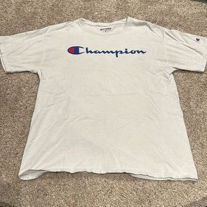 Champion Youth Medium Tee - White